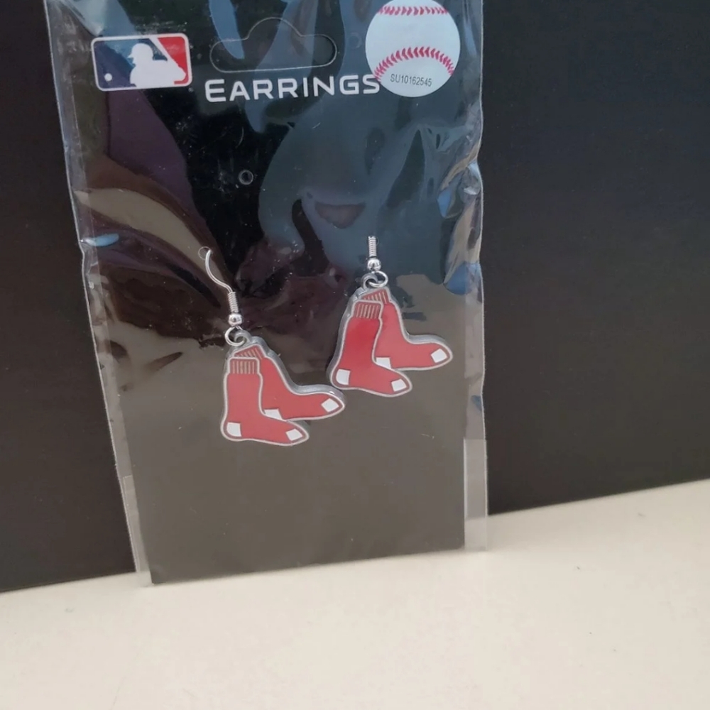 Red sox earrings